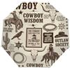 Drekrid Ombrello da viaggio per pioggia, stile retrò western cowboy, antivento, compatto, automatico, pieghevole, per bambini e donne, piccolo ombrello carino con apertura automatica per pendolari