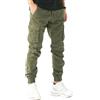 Toocool Pantaloni Uomo Cargo Militari tasconi Laterali Casual Cotone G6538 [34/tg 48,F7210 Estivo Verde]