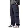 Hewlshawn Pantaloni cargo da uomo, stile gotico, per escursionismo, lavoro, vita elasticizzata, sportivi, multitasche, stile casual