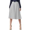 Urban GoCo Donna Svasate Una linea Gonna longuette con tasche