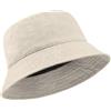Zylioo L/XL/XXL Cappello da pescatore a testa grande, vintage, protezione UV, misura 58-64 cm, cappello da sole estivo, per golf all'aperto, beige., XL