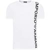 Emporio Armani Maglietta Uomo 211831 2R479, T-Shirt Manica Corta, Girocollo (Bianco, XL)