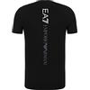 Emporio Armani - EA7 Maglietta girocollo a maniche corte da uomo, Nero , S