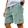 uxxnjfg Bermuda Uomo Estivi Tuta Pantaloni Uomo Estivi Corti Pantaloncini Cargo Cotone Pantaloncini Basket Trekking Leggero Pantaloni con Tasche Abbigliamento Sportivo Shorts M Verde Chiaro