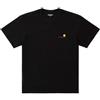 CARHARTT WIP Carhartt Maglietta Unisex S/S American Script, Nero, L