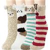 Kotashion Calze Termiche Donna Invernali Calzini di Natale Regalo peluche Caldi Calzini Spessi Soffici Ragazza Amico Mamma Compleanno San Valentino Festa Della Mamma Regalo
