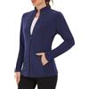 WOWENY Giacca in Pile da Donna per Esterni, Felpa Foderata Calda con Colletto rialzato e Giacca in Pile con Zip Intera Leggera antistatica per l'inverno, la Corsa, l'escursionismo e Il Tempo Libero