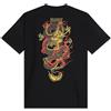 Dolly Noire Icons Maglietta Ryu Dragon, Unisex, Tshirt 100% Cotone, Collezione Ufficiale (IT, Testo, S, Regular, Regular, Nero)