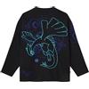 Dolly Noire Pokémon Kimono Lugia, Nero - Unisex, Kimono 100% Cotone, Collezione Ufficiale