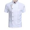 LIUHLFSR Divisa da Lavoro for Chef, Giacca Cuoco Estiva, Ristorante, Cucina, Cameriere, Camicia Bianca, Costume, Barbiere, Catering, panetteria, Tuta per Cucine, Ristoranti, Hotel(White,M)