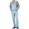 ORANDESIGNE Salopette Uomo in Denim Casual Pantaloni Strappati Uomo in Tinta Unita Salopette Uomo Jeans Slim Fit Moda Ragazzo Jumpsuit Pagliaccetti da Lavoro con Bretelle