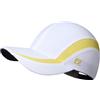 GADIEMKENSD Cappellino da running ad alte prestazioni, cappello da sole rinfrescante per uomo e donna, cappello da baseball in mesh traspirante UPF50+ riflettente per palestra,pickleball,Bianco-Giallo