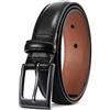 CHAOREN Cintura Uomo Pelle, Cinture da Uomo 30mm per Affari, Cinta Cuoio Perfetto Complemento per Occasioni Formali