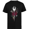 Jinbetee Pretty Art all Knight Il Gioco di Avventura Hollow Knight T-Shirt Manica Corta da Uomo Nera