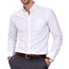 JANEO BRITISH APPAREL Nos Tibi Serviat U Janeo British Apparel - Camicia da uomo, tinta unita, vestibilità leggermente affusolata, colletto con bottoni, maniche lunghe, abbigliamento formale o casual, stile inglese