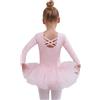 Tancefair Ragazza Vestito da Balletto Body Danza Tutu Body Cotone Balletto Leotard Ragazze e Bambina Scintillante Vestito Ginnastica Gonna Danza Tutu