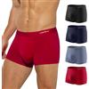 Casey Kevin Boxer Uomo da 4 Pezzi, Modal Mutande Uomo Boxer Elasticizzato Traspirante Morbidi Boxer da Uomo, XXL