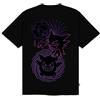 Dolly Noire Pokémon Maglietta Gastly Evolution, Nero, Unisex, T-Shirt 100% Cotone, Collezione Ufficiale