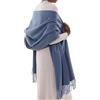 PIOYMEYA Sciarpa Scialle Donna Invernale Stola Blu Spaosa Sciarpe Foulard Pashmina Elegante Cerimonia