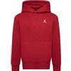NIKE Jordan Brooklyn - Felpa con Cappuccio in Pile per Bambini Grandi (95D232-R78, Rosso Palestra)