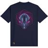 Dolly Noire League of Legends Maglietta Kai'Sa, Blu Scuro - Unisex, T-Shirt in 100% Cotone con Stampa, Collezione Ufficiale