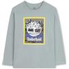 Timberland T60545 Maglietta da ragazzo, Argento Blu, 6 anni