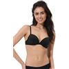 Lovable Parte Alta del Costume | Reggiseno Balconcino con Ferretto | Coppe Imbottite | Essential Micro Donna, Nero, 32 / 2B