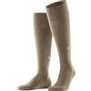 Burlington Leeds M Kh cotone lana al ginocchio tinta unita 1 paio, Calzini lunghi Uomo, Marrone Sun 5039, 40-46