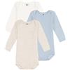 Petit Bateau A0BG2 Body A Maniche Lunghe Bimbo 0-24 Variante 1 3 Mesi