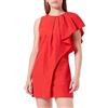 Sisley Dress 4qpl5vi46 Vestito, Rosso, 29 l, 38 Donna