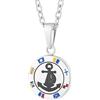 amorili Collana Uomo Ancora Acciaio Inossidabile - Ciondolo Marinaro con Bandiere Nautiche - Stile Navy, Idea Regalo Mare, Accessorio Nautico Elegante - cln0149