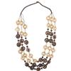 Amosfun Collana Da Donna Stile Retrò Boho Perline Di Legno Lavorate a Mano e Ciondolo Alla Moda Da Spiaggia Per Donne Ragazze
