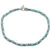 Spadarella Gioielli Spadarella bracciale realizzato con 5 anellini in argento e pietra naturale turchese.Prodotto artigianale.Made in Italy.Unisex.Lunghezza 19cm.