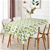 IPEA Tovaglia da Tavolo Rettangolare 180 x 140 cm con Fantasia LIMONI - Elegante Tovaglia 6 Posti in Poliestere Resistente Antimacchia per Pranzo, Cena, Colazione, Eventi - Lavabile in Lavatrice