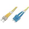 DIGITUS DK-2912-03 - Cavo In Fibra Ottica OS2 - 3 m - da ST a SC - Duplex - 1/10 Gbit/s - Cavo LAN In Fibra Ottica Monomodale SM - Tipo Di Fibra: 9/125 µ - Giallo (Yellow)