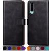 SUANPOT Cover per Huawei P30 Blocco RFID Portafoglio Slot CarteSupporto Cellulare Magnetica custodia Pelle Sintetica Cover per Huawei P30 Nero