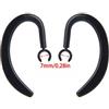 GMBYLBY 1 paio di ganci per le orecchie in morbido silicone con gancio per auricolari, clip retrattile