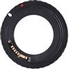 Qunyince Anello adattatore da obiettivo M42 a EOS EF, compatibile con fotocamere mirrorless Ca-non EOS500D/1000D/450D/400D/350D/300D/200D/50D/40D/30D/20D/10D/5D