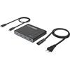 j5create Dock da viaggio USB-C con alimentatore PD 65W - per viaggi o lavoro - Hub adattatore di ricarica con HDMI 4K, USB-A x 2 - per MacBook Air/Pro 13, Surface Pro e laptop Type-C (JCDP392)