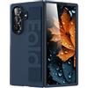 CAUHENYEE Cover per Samsung Galaxy Z Fold 8 Ultra Case, con Cinturino Antiscivolo, Custodia PC Ultrasottile, Antiurto & Antigraffio, Custodia per Galaxy Z Fold 8 Ultra - Blu