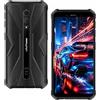 Ulefone Armor X12 Smartphone Rugged, Telefono Indistruttibile 6GB RAM + 32GB ROM, Display HD+ da 5,45, Fotocamera 13MP, IP68/IP69K Waterproof, Batteria 4860mAh, 4G Dual SIM/NFC/OTG/GPS, Nero