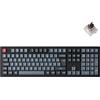 Keychron K10 Pro Tastiera Meccanica 100% AZERTY, Bluetooth 5.1 e cavo USB-C, compatibile QMK/Via, Retroilluminazione RGB, Batteria da 4000 mAh, Tastiera Gamer Wireless per Mac e Windows, Switches