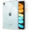 MoKo Custodia per iPad Mini (A17 PRO), iPad Mini 7a/6a Gen. 8,3 Pollici (2024/2021) Cover Sottile e Leggera in TPU Morbido Custodia Protettiva per iPad Mini (A17 PRO) 8,3 2024, Glitter Chiaro