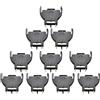 HINAYOSAN 10PCS Nero Plastica CR2032 2032 3V Semicircolare Cell Coin Battery Socket Holder per Case Scatole Batteria Verticale 3 Pin