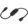 ASHATA Cavo Micro USB, Cavo di prolunga Femmina/Maschio Micro USB con Interruttore a Pulsante 501 per, Cavo Micro USB con Interruttore a Pulsante 501 Cavo di Alimentazione prolunga Maschio e Fem