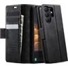 KZB Cover Libro per Samsung Galaxy S26 Ultra, Portafoglio RFID Magnetica | 2 Slot Carte, Pelle PU Premium, Kickstand, Flip Case, Antiurto Protezione, Wallet Custodia per Samsung S26 Ultra, Nero
