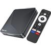 GREVA 8K TV Box Android 14.0, 2025 Nuovo Android Box 4G RAM 32G ROM Chipset S905X5M Supporto Dolby Vision WiFi6 HDR10 BT5.0 HDMI 2.1 10/100M Ethernet LAN 3D HD Smart TV Box Black