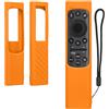 kwmobile Custodia Silicone Telecomando Compatibile con Samsung Smart TV TM2280e BN59-01385 / BN59-01386 / BN59-01391A Cover - Guscio Protettivo Telecomando Antiscivolo - Arancione