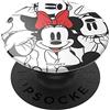 PopSockets PopGrip - Supporto e Impugnatura per Telefoni Cellulari e Tablet con un Top Intercambiabile - Minnie Classic Pattern
