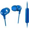 Philips SHE3555BL/00 Cuffie Inauricolari (Bassi Completi, Microfono Incorporato, 2 Tipi di Cuffie, Vestibilità Ottima, Cavo Rinforzato), Blu